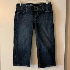 GAP Curvy Flare denim capris